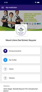 Mount Litera Zee School screenshot #1 for iPhone