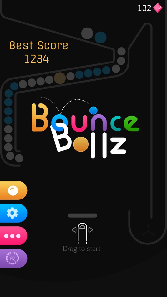 #5. Bouncy Ballz Real Physics (iOS) 由: Phoenix Mind Games