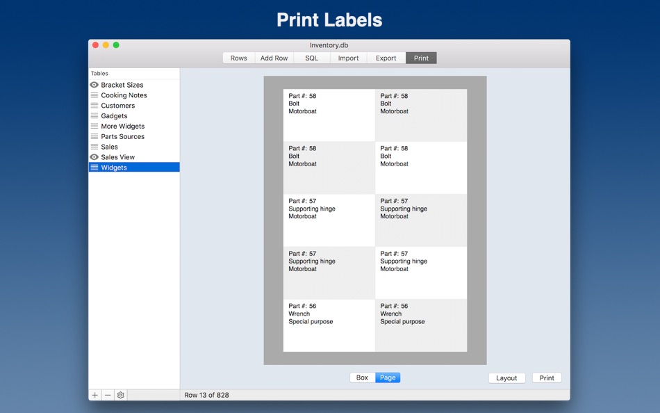 #5. General DB (macOS) 由: Portable Databases