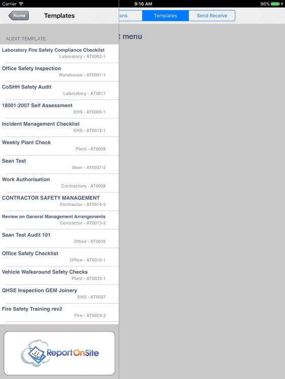 ReportOnSite