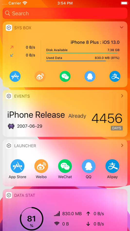 #1. SYS BOX (iOS) By: DI LI