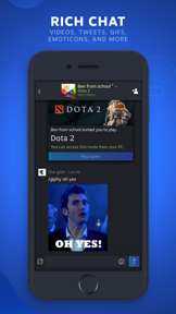 Steam Chat screenshot