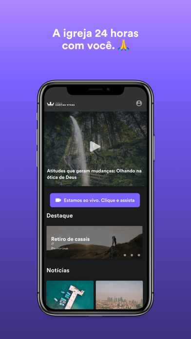 Igreja Cartas Vivas Screenshot