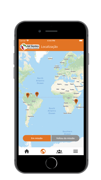App Missionário Ad Gentes Screenshot