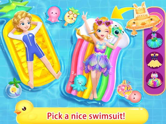 Princess Libby's Pool Party iPad screenshot 5 - Games app