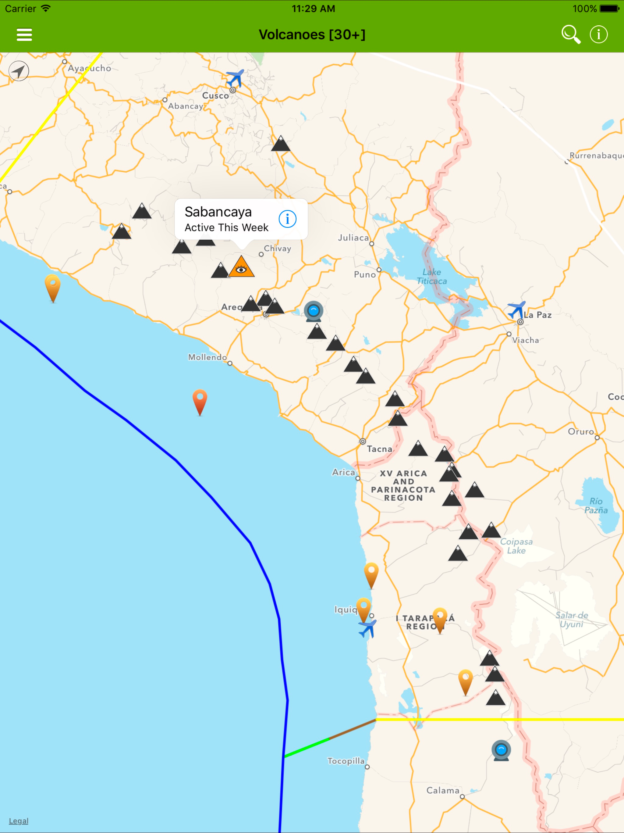 Volcanoes: Map, Alerts & Ash