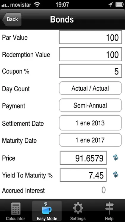 Captura 4 de 5 de Financial Calculator