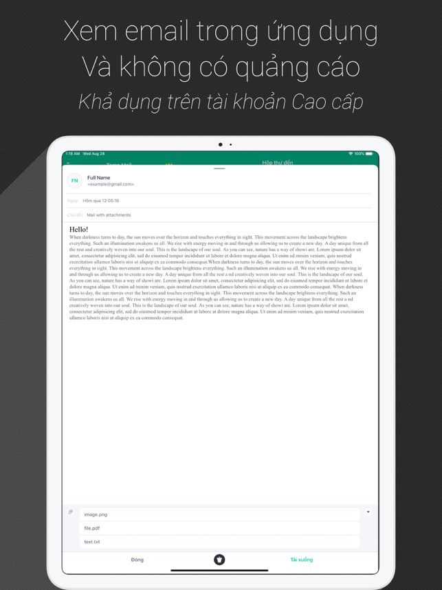 Temp Mail - Email Tạm thời