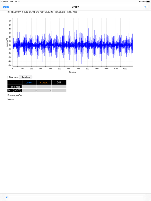 NTN PORTABLE VIBROSCOPE iPad screenshot 2 - Business app