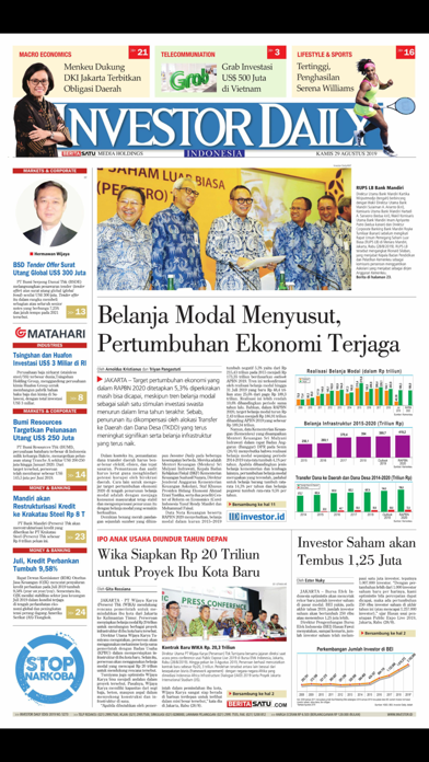Investor Daily Indonesia Screenshot