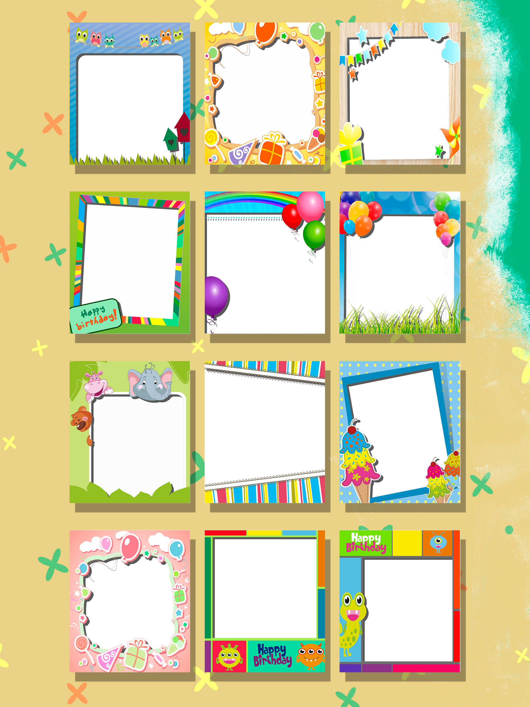 Happy birthday greeting cards