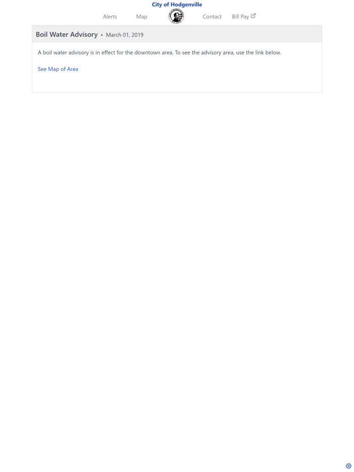 Hodgenville Advisory