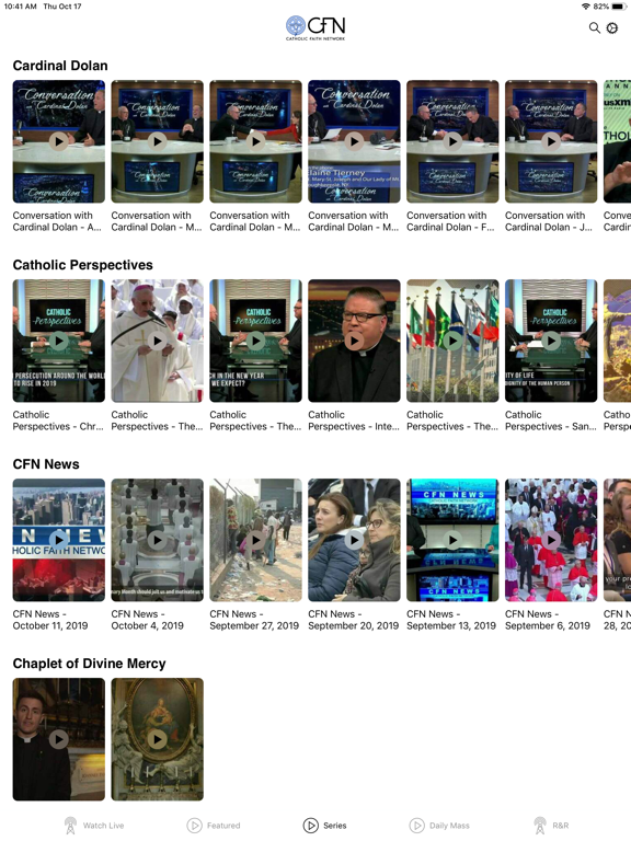 The Catholic Faith Network iPad screenshot 4 - Lifestyle app