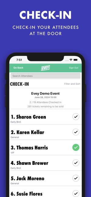 Evey Events - Check-In Manager(圖1)-速報App