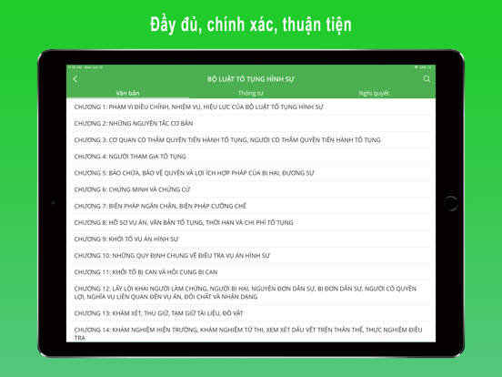 eLaws iPad screenshot