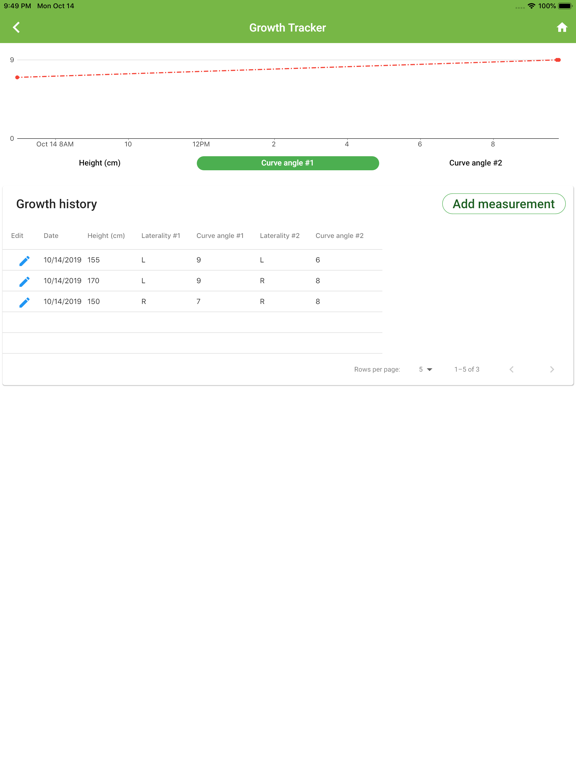 Screenshot #5 pour Scoliosis Tracker