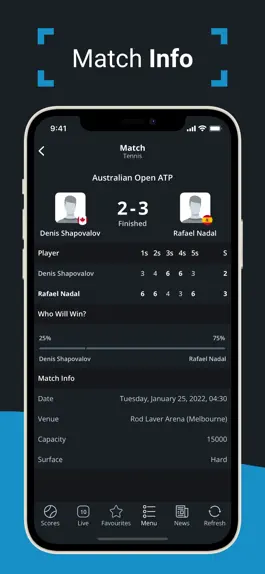 Game screenshot Livescore by SoccerDesk hack
