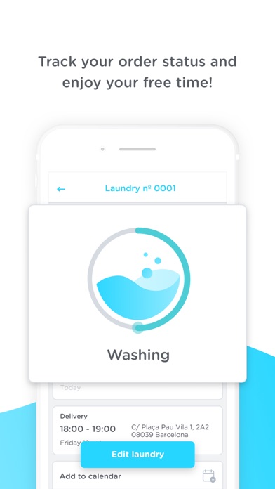 WASHROCKS - Laundry delivery iPhone screenshot 6 - Utilities app