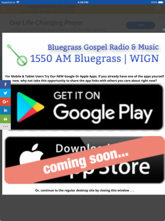 Screenshot #5 pour 1550 AM Bluegrass | WIGN