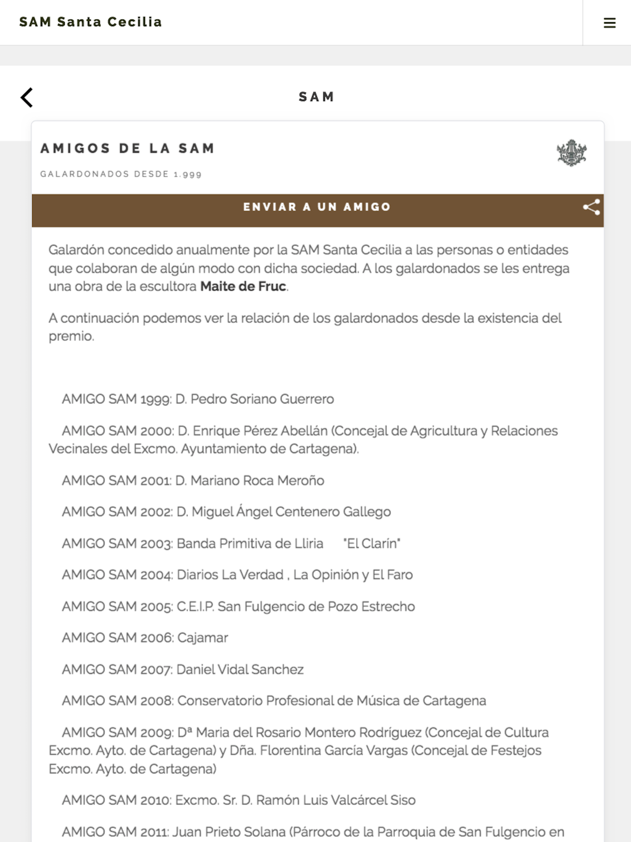 SAM Santa Cecilia screenshot 6
