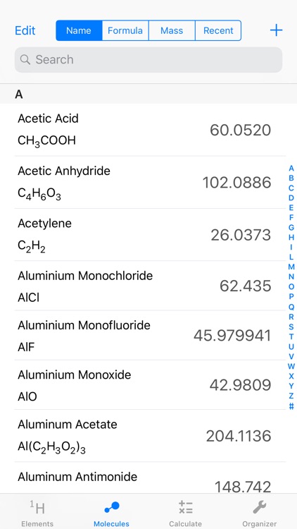 Merp: Molecular Weight