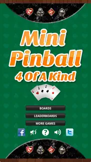 mini pinball 4 of a kind game iphone screenshot 2