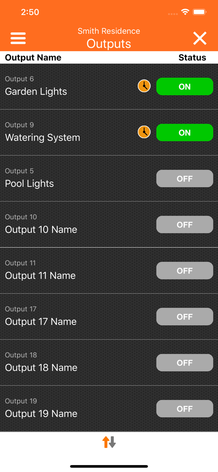 MyAlarm iFob Control