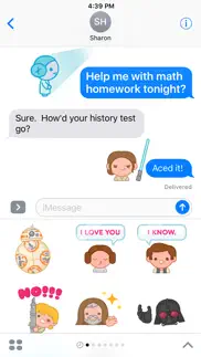 star wars stickers iPhone Captures Décran 2