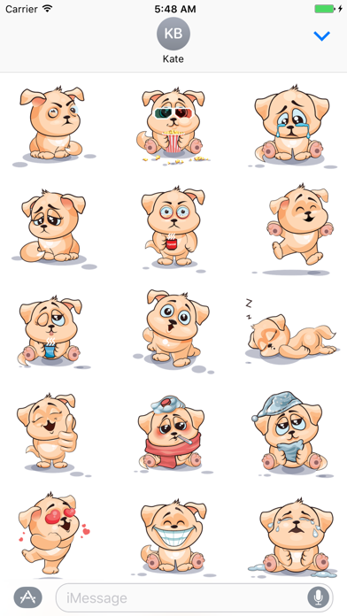Screenshot #2 pour Sticker me: Funny Yellow Dog