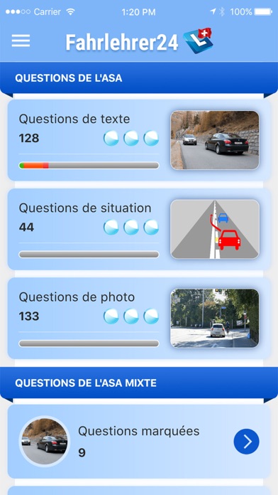 Screenshot #1 pour Examen Théorique Auto