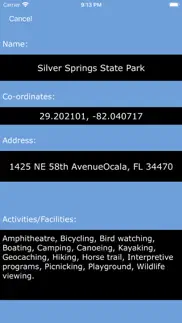 florida state parks & areas iphone screenshot 2