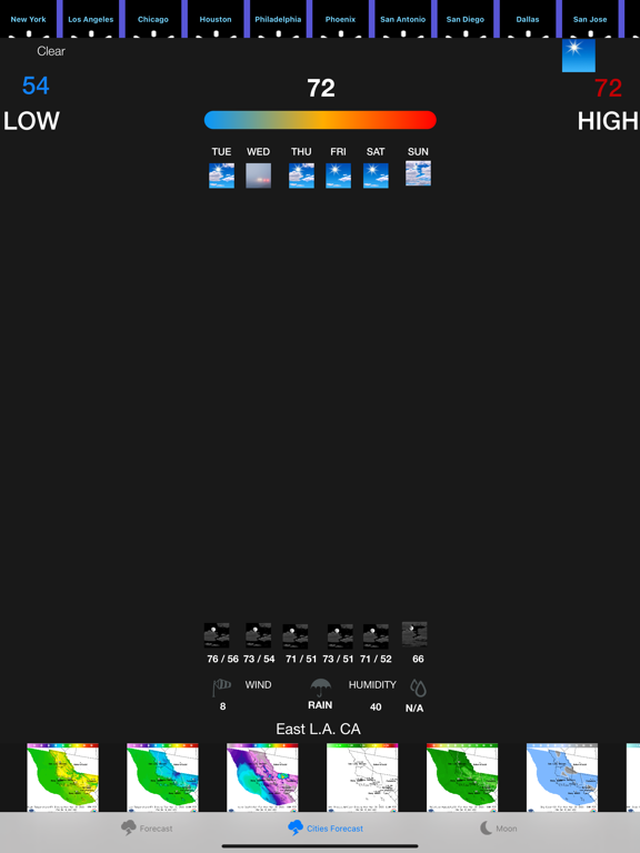 Screenshot #5 pour Instant NOAA Weather Forecast