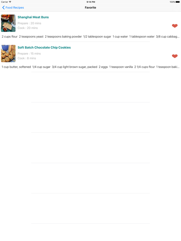 Screenshot #6 pour Food Recipe World
