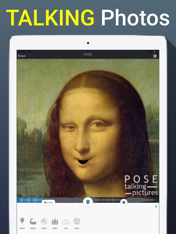 POSE: Talking Pictures iPad screenshot 3 - Entertainment app