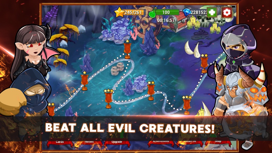 #5. The Exorcists: Tower Defense (iOS) 由: MOBASO