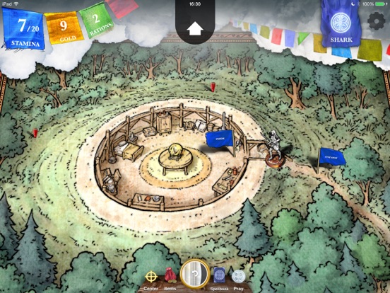 Sorcery! 3 iPad app afbeelding 4