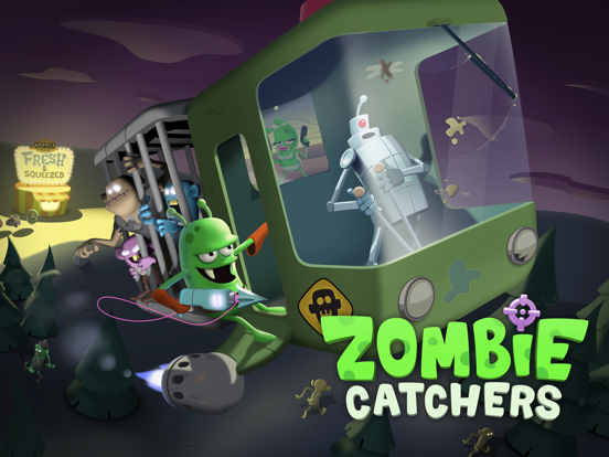 Zombie Catchers : Hunt & sell iPad app afbeelding 1