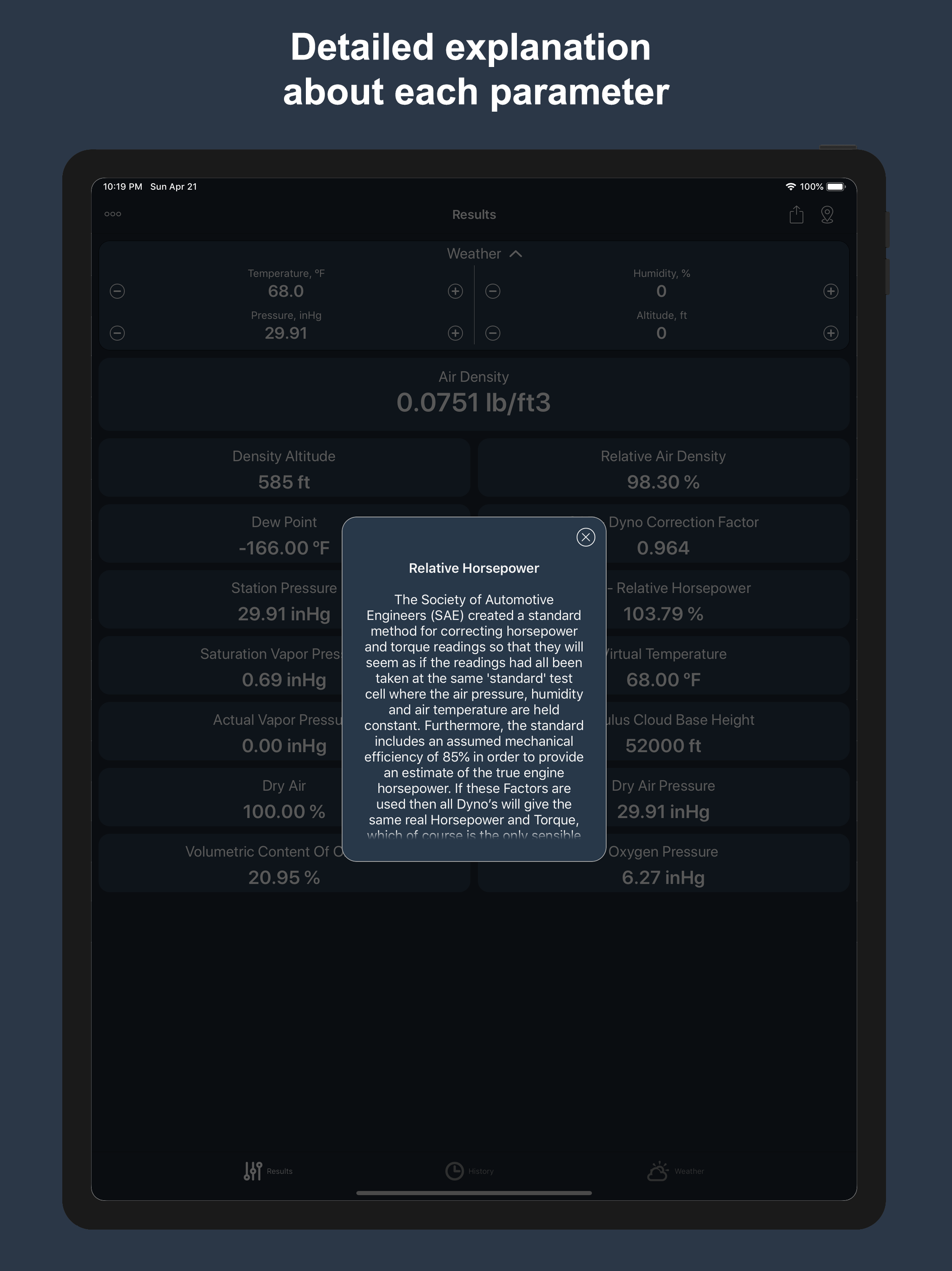Air Density & Altitude: AirLab