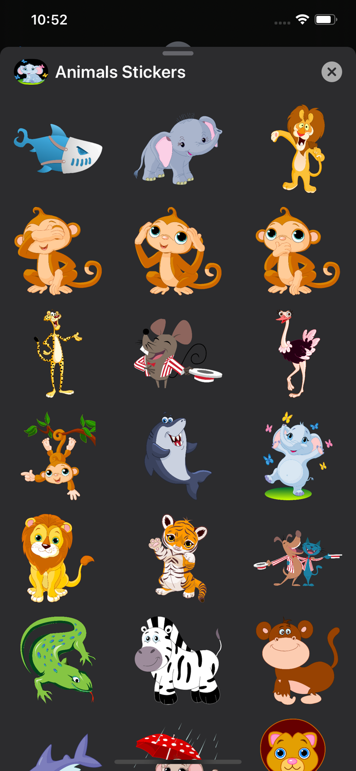 Animals Stickers and Emojis