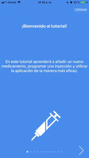Captura de pantalla de Recordatorio De Medicación en iPhone 7