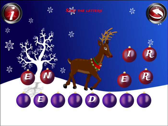 Xmas Games Learn ABC for kids