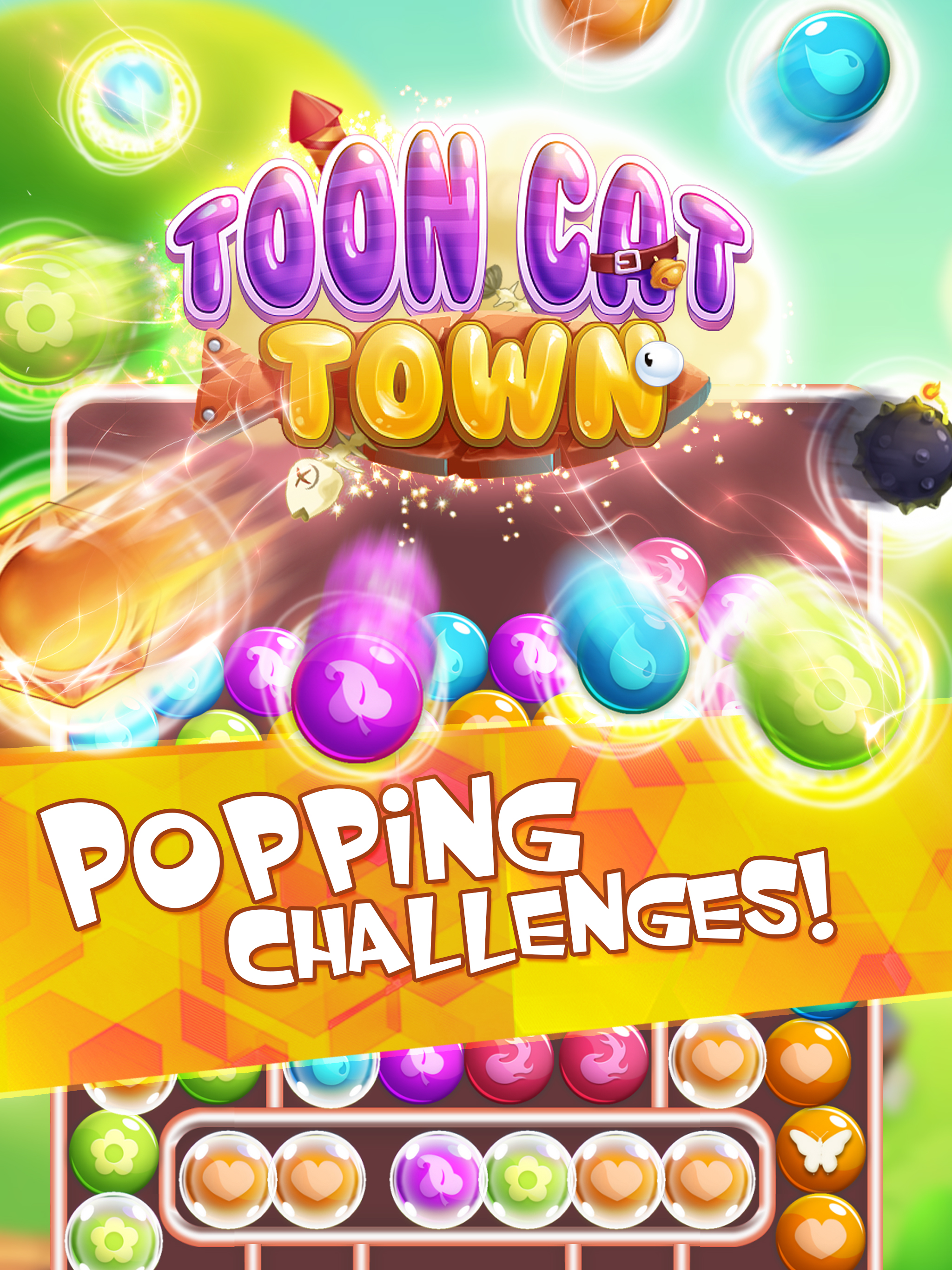 Toon Cat Town: Pop Crush Blast screenshot 9