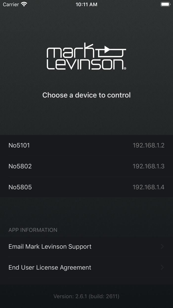 Mark Levinson 5Kontrol