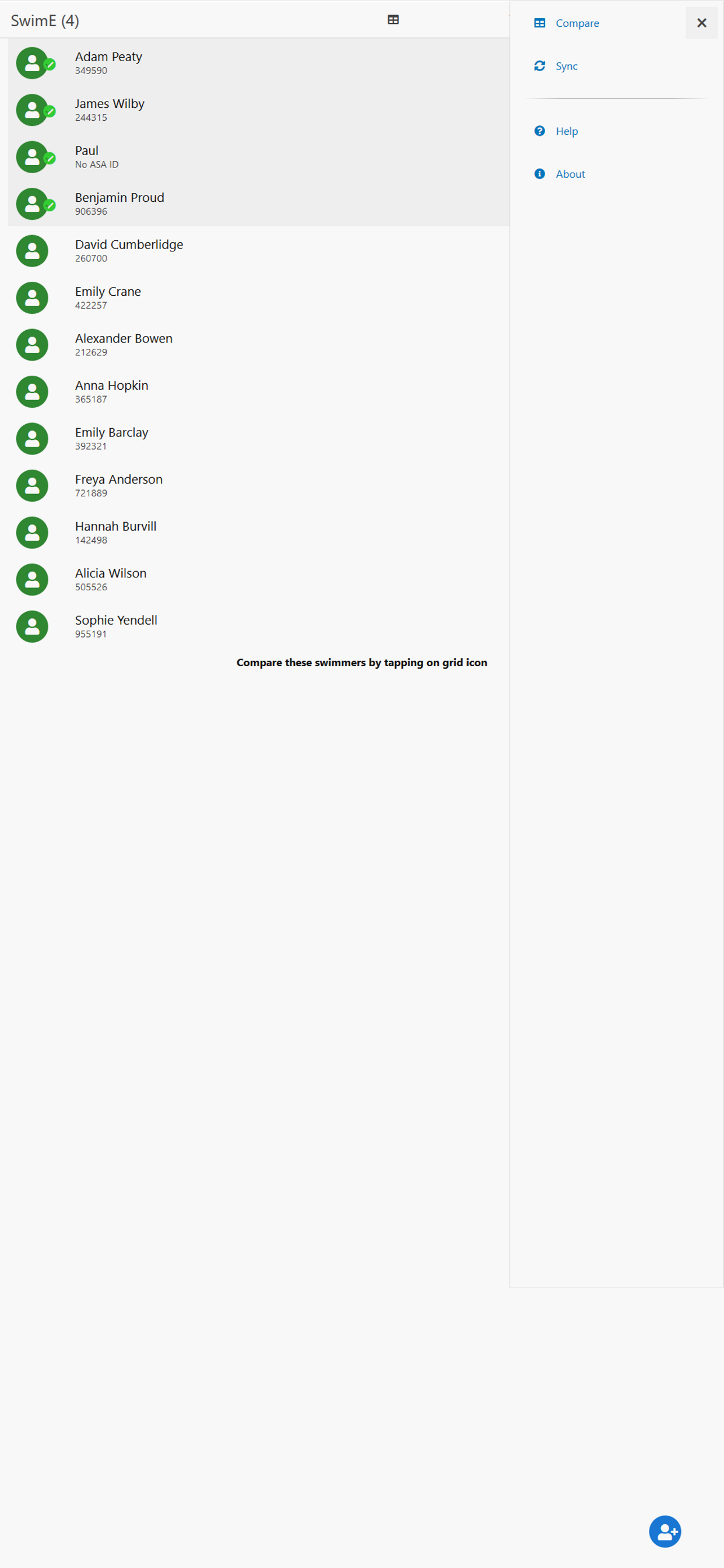 SwimE screenshot 2