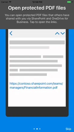 Azure Information Protection iPhone image 3