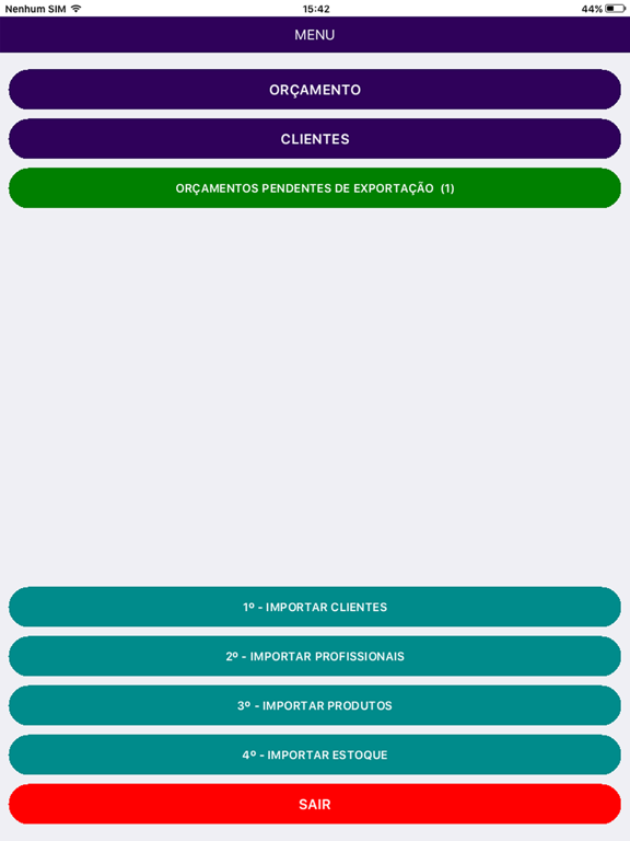 Screenshot #4 pour OrcamentoApp