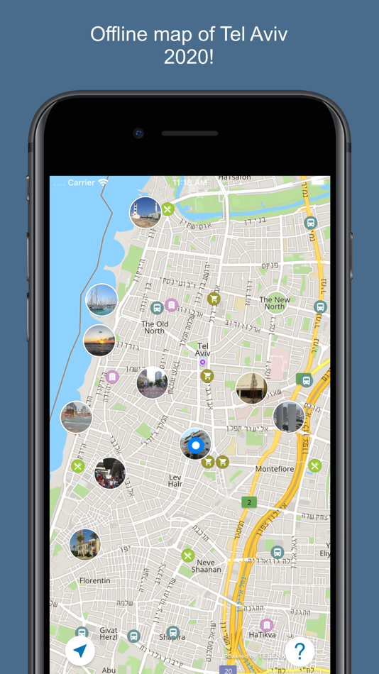 Tel Aviv 2020 — offline map - 2.0 - (iOS)