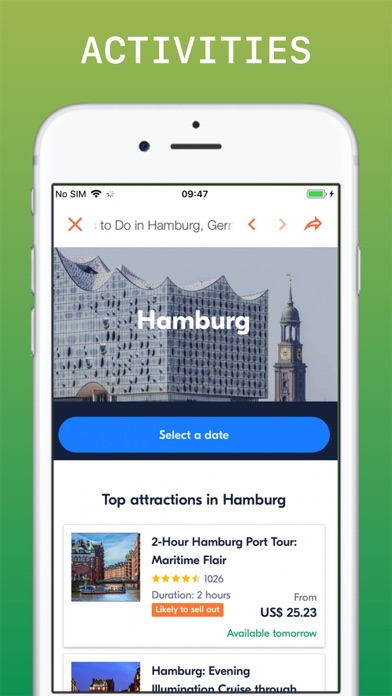 Hamburg Travel Guide . Screenshot