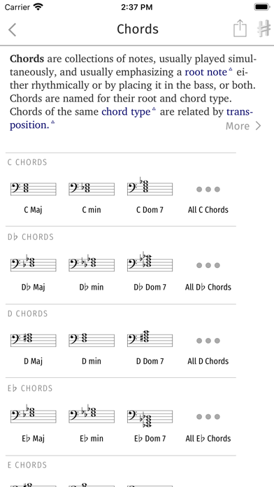 Harmonious: Music Theory iPhone screenshot 8 - Music app