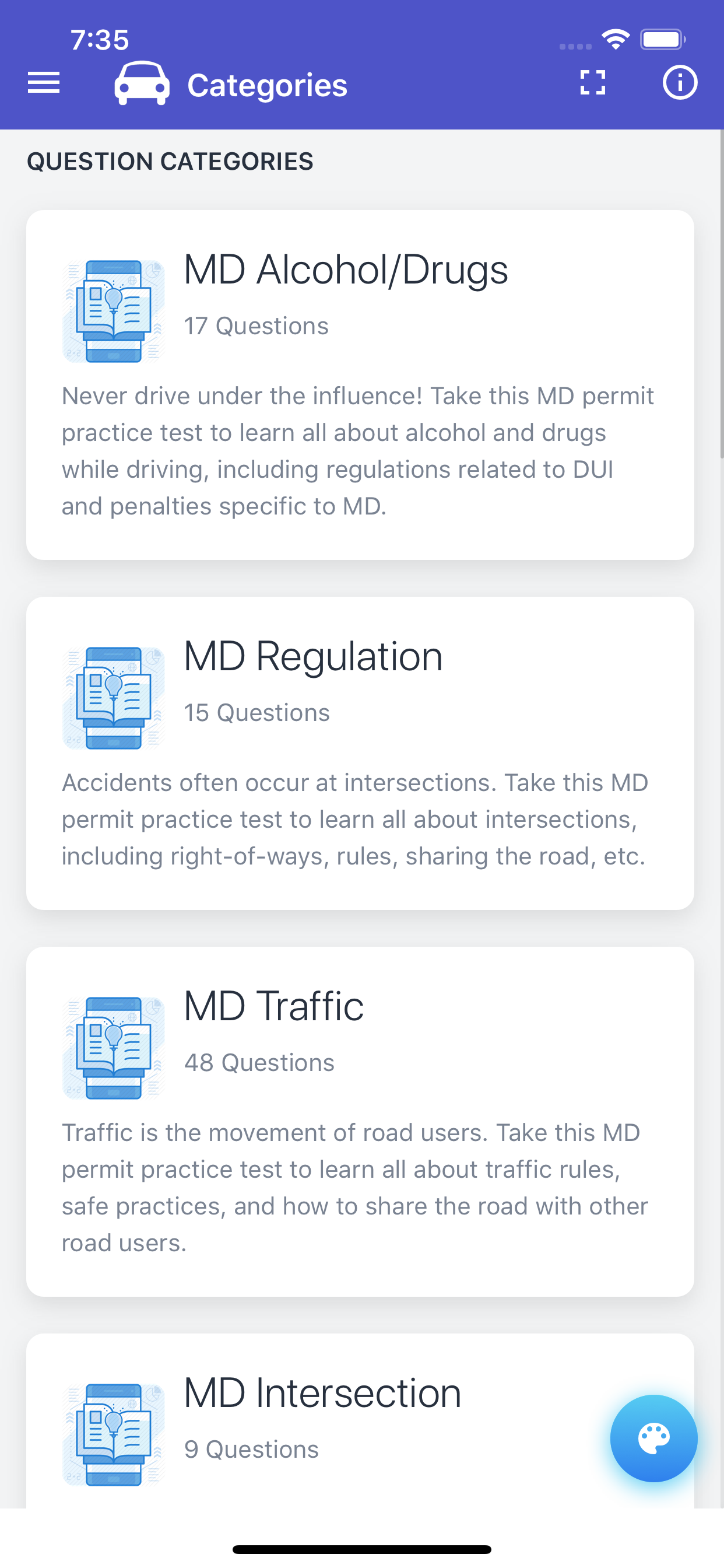 Maryland MVA Permit Test screenshot 9